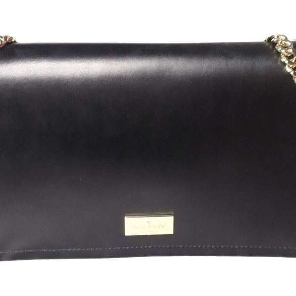 Kate Spade New York Arbour Hill Angelea Black Leather Shoulder Bag Clutc… - Picture 4 of 8